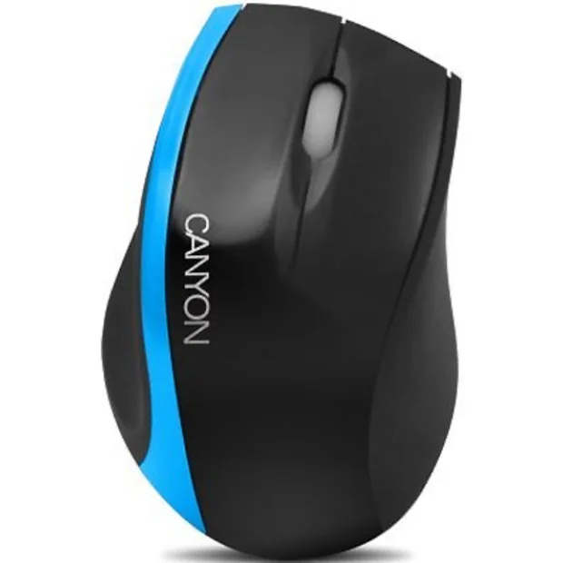 Мышь Canyon CNR-MSO01NBL (черный/голубой)